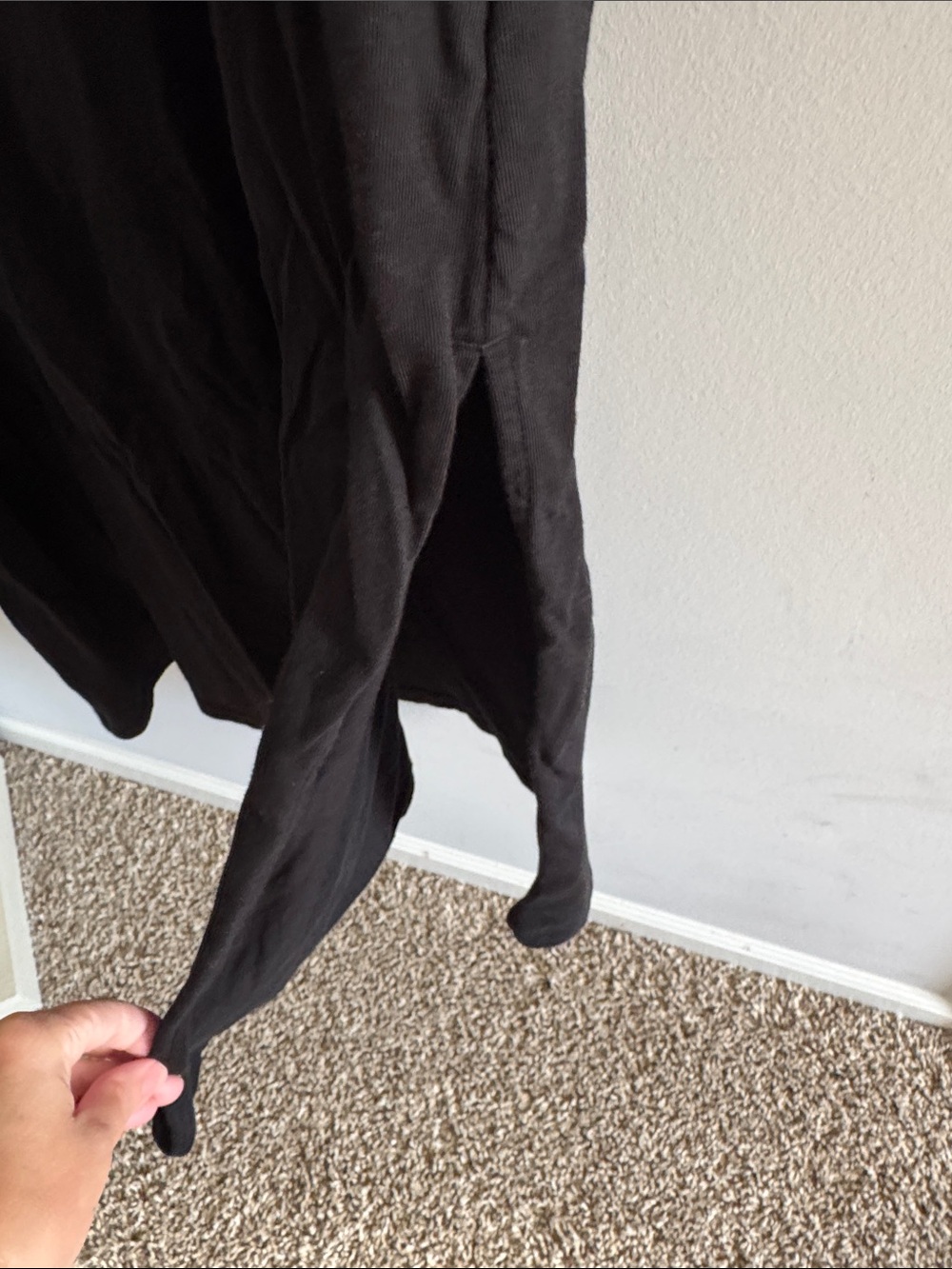 Old Navy Black Short-Sleeve Maxi T-Shirt Dress - Picture 3 of 3